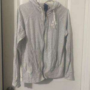 Nike zip up hoodie, women’s M, white